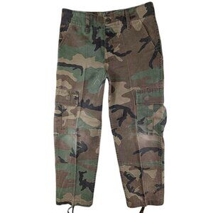 BDU Combat Trousers‎ Pants Youth 8 Camo Adjustable at Hem Pockets Military